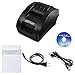 Thermal Printer, USB 58mm POS Thermal Receipt Printer 90mm/sec High-speed Printing with ESC / POS Printing Instruction Set Brand: AGPtek