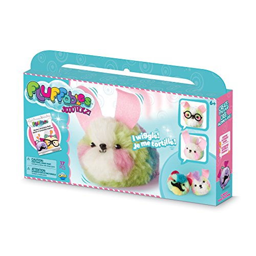 The Orb Factory Fluffables Gumdrop Motion Arts and Crafts (17 Piece), Green/Blue/Purple/White/Pink, 11.75" x 2" x 6"