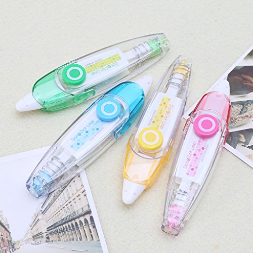 Onpiece Novelty Fluorescent Lace Decorative Tape Correction Fluid School & Office Supply, 157''