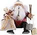 KWO Sitting Santa with Toys German Christmas Incense Smoker Erzgebirge Germany