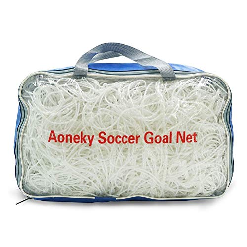 image for Aoneky Soccer Goal Net - 24 x 8 Ft - Full Size Football Goal Post Nett