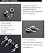 4 pair Stainless Steel Hoop huggie Earrings Cross For Men Women JDXN (4 pairs)