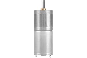 WALFRONT 25GA-370 DC 12V Micro Motor Speed Reduction Geared Motor for Electronic Lock Outer Diameter 25 mm/1.0in(200RPM)