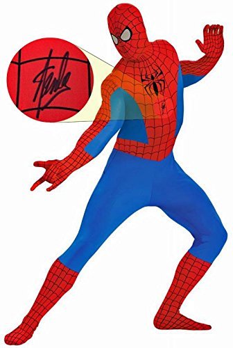 Stan Lee Signed Full Size Spider-Man Adult Costume...JSA LOA