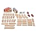 Melissa & Doug Swivel Bridge Wooden Train Set (47 pcs)