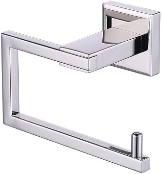 Kes Toilet Paper Roll Holder Bathroom Toilet Tissue Holder Dispenser Storage Rustproof Sus 304 Stainless Steel Modern Square Style Wall Mount Polished Steel A2470 Amazon Co Uk Diy Tools