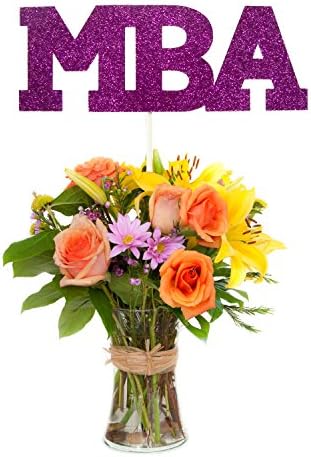 MBA Centerpiece Stick, Graduation Party Decor