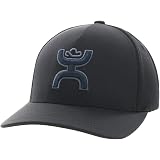 HOOEY Men's Ash Flexfit Fitted Hat at 