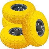 10" Flat Free Tires Solid Rubber Tyre