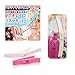 Healthcom Haircutting Hairstyling Salon Cutting Tools Cutting Your Own Hair At Home Kit Diy Hair Styling,1 Set(Pink)