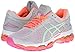 ASICS Women's Gel Kayano 22 Running Shoe, Silver Grey/Pistachio/Fiery Coral, 7 M US