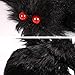 Sizonjoy 6.6 Ft Halloween Decorations Giant Spider,Scary Hairy Large Spider Props for Halloween Outdoor Yard Decorations,Party Decor, Black