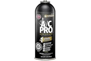 GENERIC A*C- PRO ACP102V REFRIG with Stop Leak Formula, Seals & Extends A/C Life, 12 oz. with Stop Leak Formula, Seals & Extends A/C Life, Qty 1 Made in The USA. for Diesel & Gas Vehicles