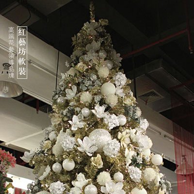 Zhudj Addobbi Natale Argento Sfera Bianca Oro Oro Bianco