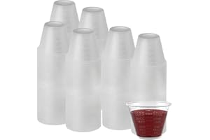 DIMES Medicine Cups disposable 1 oz [100 Pack] – Graduated Disposable Measuring cup for Liquid Medication and Pills – Med cups perfect for Epoxy Resin Mixing and Measuring