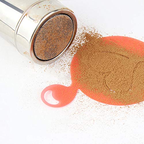 Shaker per cioccolato in acciaio inossidabile Farina di cacao Caffè Cannella in polvere Secchiello Spolverino Filtro da… - immagine 5