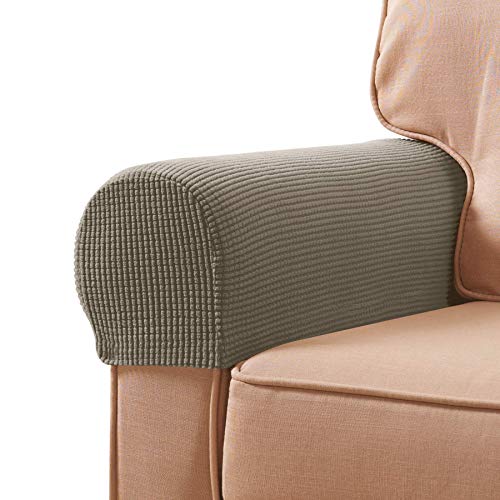 subrtex Stretch Armrest Spandex Arm Covers for Chairs Couch