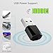 Aigital Bluetooth Music Receiver, Portable Wireless Audio Adapter with 3.5mm AUX for Home/Car Audio Stereo System and Enjoy HiFi Sound Quality, USB Power Supply, No Driver Required-Blackthumb 3