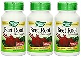 Nature's Way Beet Root Powder Capsules 500 Mg, 100-count (3 pck)