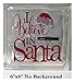 I Believe in Santa Christmas Decal Sticker for Glass Block DIY Crafts Top Selling Item