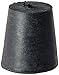 GSC International RS-3-1 Rubber Stoppers, Size 3, Drilled 1-Hole (1-Pound Pack),Black