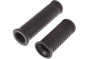 JUNFAMILEE 2PCS Bike Long/Short Handlebar Grips for Twising Shifter, Shockproof Anti Slip for MTB Parts, Cycling Parts and Components Anti Slip Soft Rubber Handlebars, Headsets and Stems(Black)