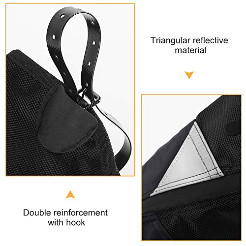 IPSXP Leg Gaiters Waterproof Snow Tear-Resistant Gaiters Zipper Design Gaiters Oxford Nylon Fabric Breathable Leg Cover, Suitable for People Outdoor Travel Hunting Camping Skiing Climbing (Medium) - Thumbnail 3