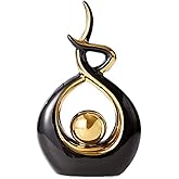 Norrclp Home Decor Modern Abstract Art Ceramic Statue Table Decorations for Dining Room Living Room Office Centerpiece