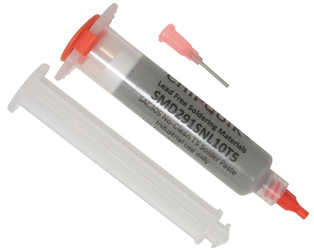 Chip Quik Solder Paste no clean Lead-Free in 10cc syringe T5 mesh