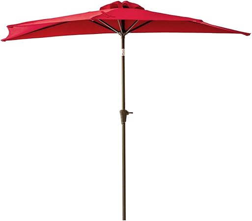 half umbrella table
