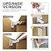 Child Safety Cabinet Locks, BigRoof Newest Version Heavy Duty Drawer Locks Baby Proof No Drill Child Proof Cabinet Latch Baby Safety Locks for Cabinet Drawer 10 Pack