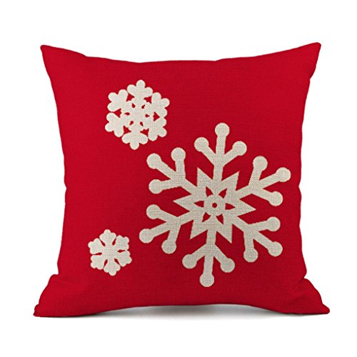 Buy Boomboom Christmas Pillow Cases, Lovely Christmas Snow Santa Claus