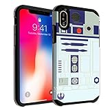 Star Wars R2D2 iPhone Xs MAX Case, DURARMOR Dual Layer Hybrid Shockproof Slim Fit Armor Case Cover for iPhone Xs MAX 6.5 Inch (2018) R2D2
