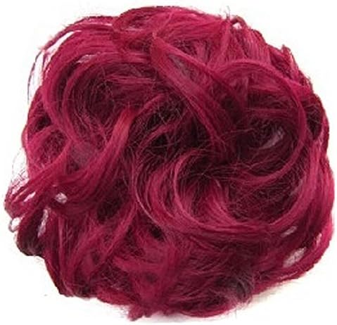 Flybuild® Messy Hair Scrunchies Hair Bun Extensions Curly Wavy Hair Pieces For Women Updo Ponytail Hair Extensions Hair Donut Hair Chignons Hair Accessories