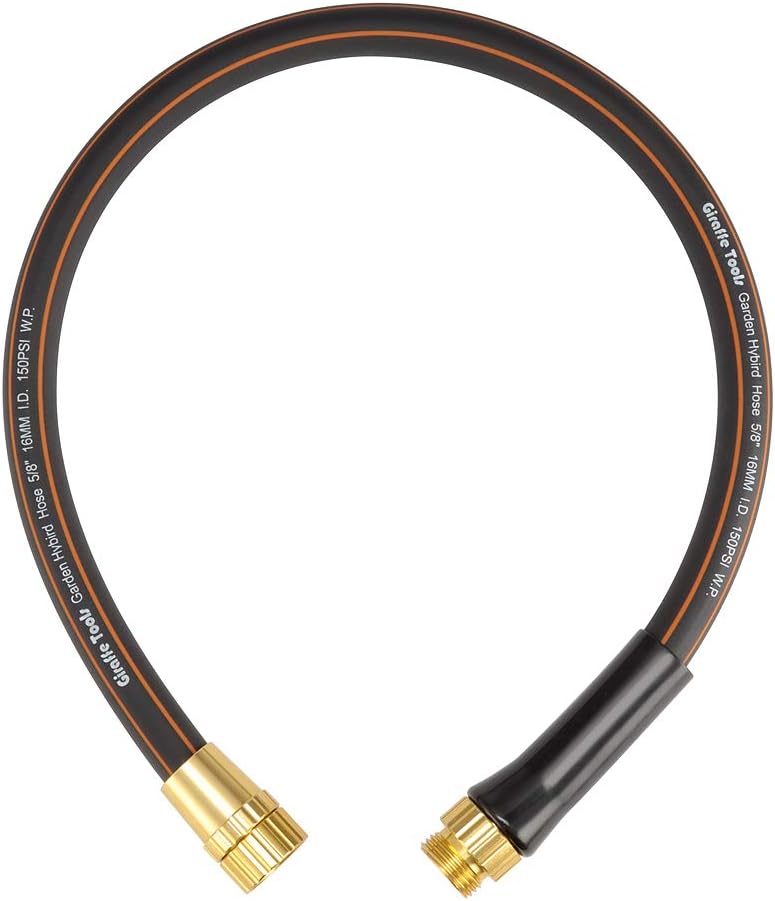 Giraffe Leader Hose Hybrid 5/8 in.x 2.5FT Extension Garden Hose, Water Hose, SwivelGrip/Heavy Duty/Lightweight/Flexible Lead-Hose : Garden & Outdoor
