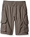 Southpole Little Boys' Mini Canvas Cargo Jogger Shorts in Basic Solid Colors