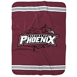 Cumberland University Phoenix Primary Logo Stripes