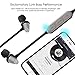 Bluetooth Headphones, Wallfire Best Wireless Sports Earphones w/ Mic 4.1 Stereo Sweatproof Earbuds for Gym Running Playtime, Magnetic Bluetooth Headset