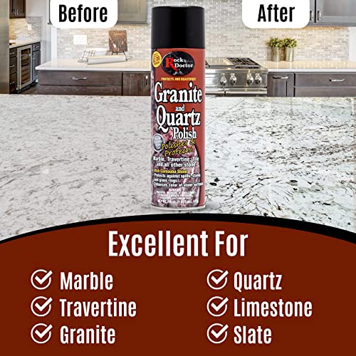 Rock Doctor Granite Polish Spray and Surface, 18 oz. Can, Polish Tile