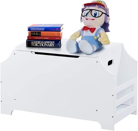 toy chest with book storage