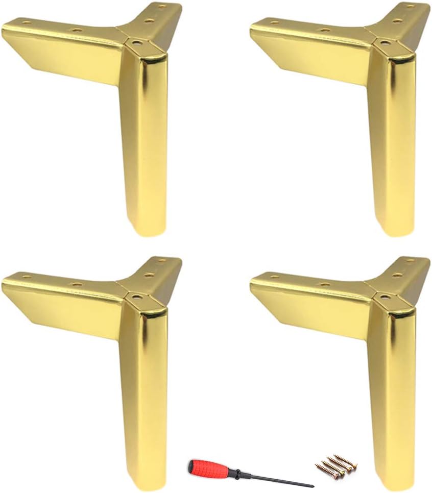 Metal Plating Furniture Support feet ，Black/Gold Furniture