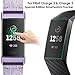 QIBOX Screen Protector Compatible with Fitbit Charge 3, Full Coverage Waterproof Screen Protector Film Cover Saver Compatible with Fitbit Charge 3 Wristband Smart Fitness Watch Tracker [12 Packs]