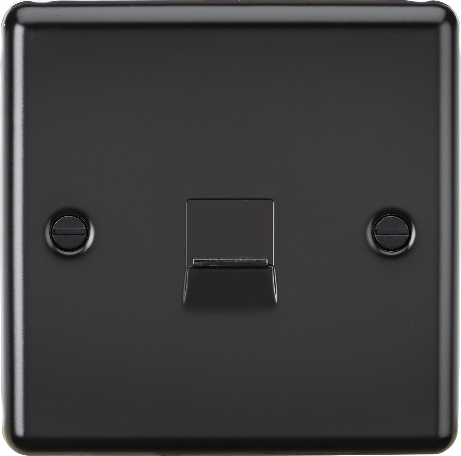 Knightsbridge Telephone Master Outlet - Matt Black — image 1