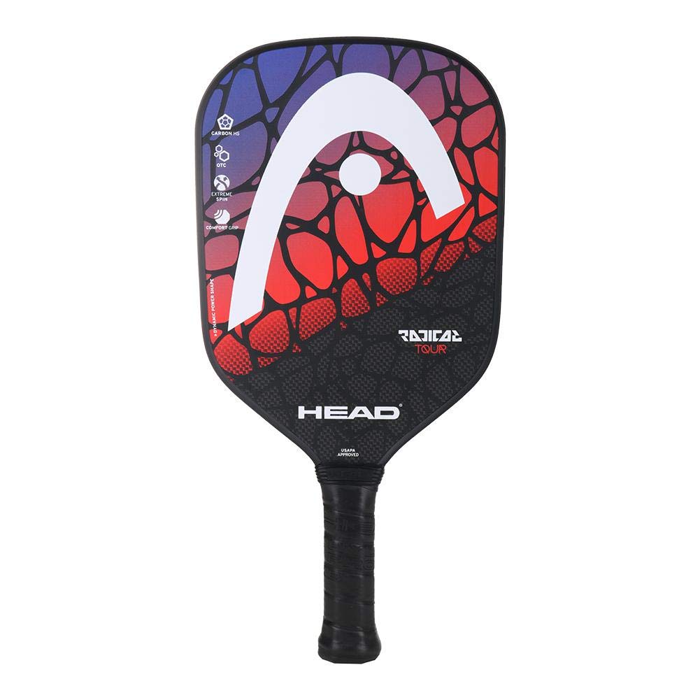 HEAD Graphite Pickleball Paddle - Radical Tour Lightweight Paddle w/Honeycomb Polymer Core & Comfort Grip