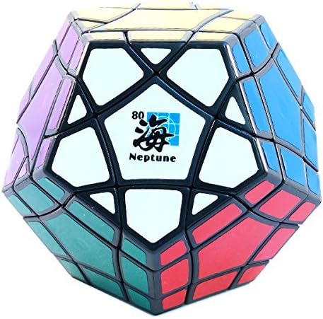 Neptune MF8 Bermuda Megaminx Black Dodecahedron Puzzle Cube Twisty Puzzle BermudaMinx Toy