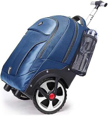 PINKSHE'S Rolling,Backpack with Wheels for Business,Large Rolling Laptop  for Women Adults,Wheeled Backpack Waterproof Travel Commuter (20inch, Blue)  price in Saudi Arabia | Amazon Saudi Arabia | kanbkam