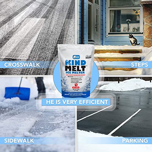HARRIS Kind Melt Pet Friendly Ice and Snow Melter, Fast Acting 100