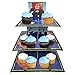 Video Game Cupcake Stand & Pick Kit, Gaming Party Supplies, Decorations, Birthdays, Cake Decorations, 3 Tier Cardboard