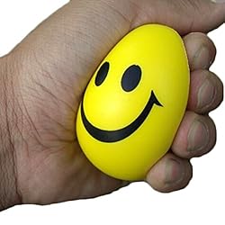6.3cm Squeeze Ball Smile Face Hand Wrist…