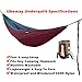 UBOWAY Hammock Underquilt - Packable Full Length Under Blanket, Camping Quilt(Red)
